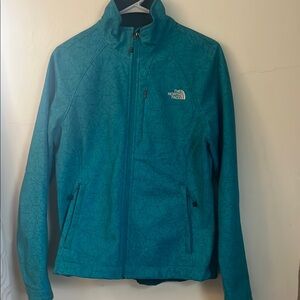 The North Face Blue and Green Jacket